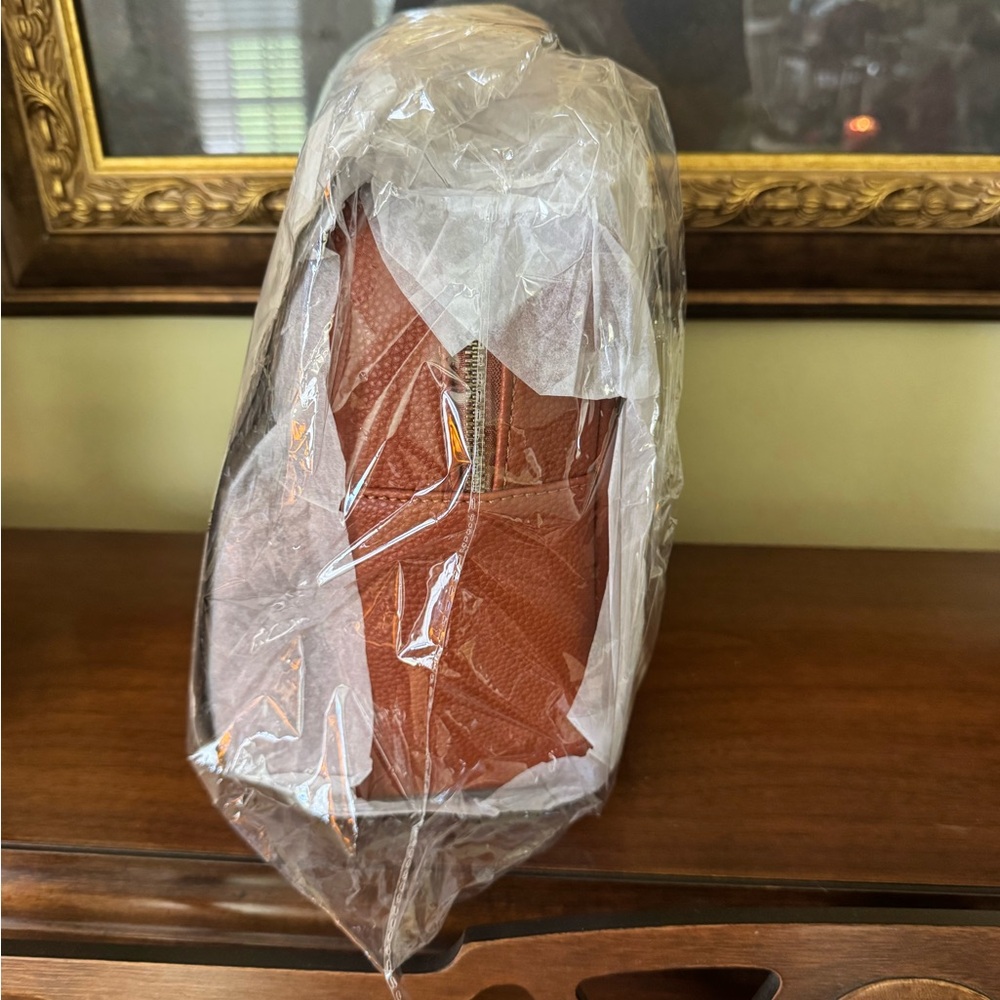 NWT Summer & Rose Tan Backpack with Pebbled Texture - Picture 8 of 10